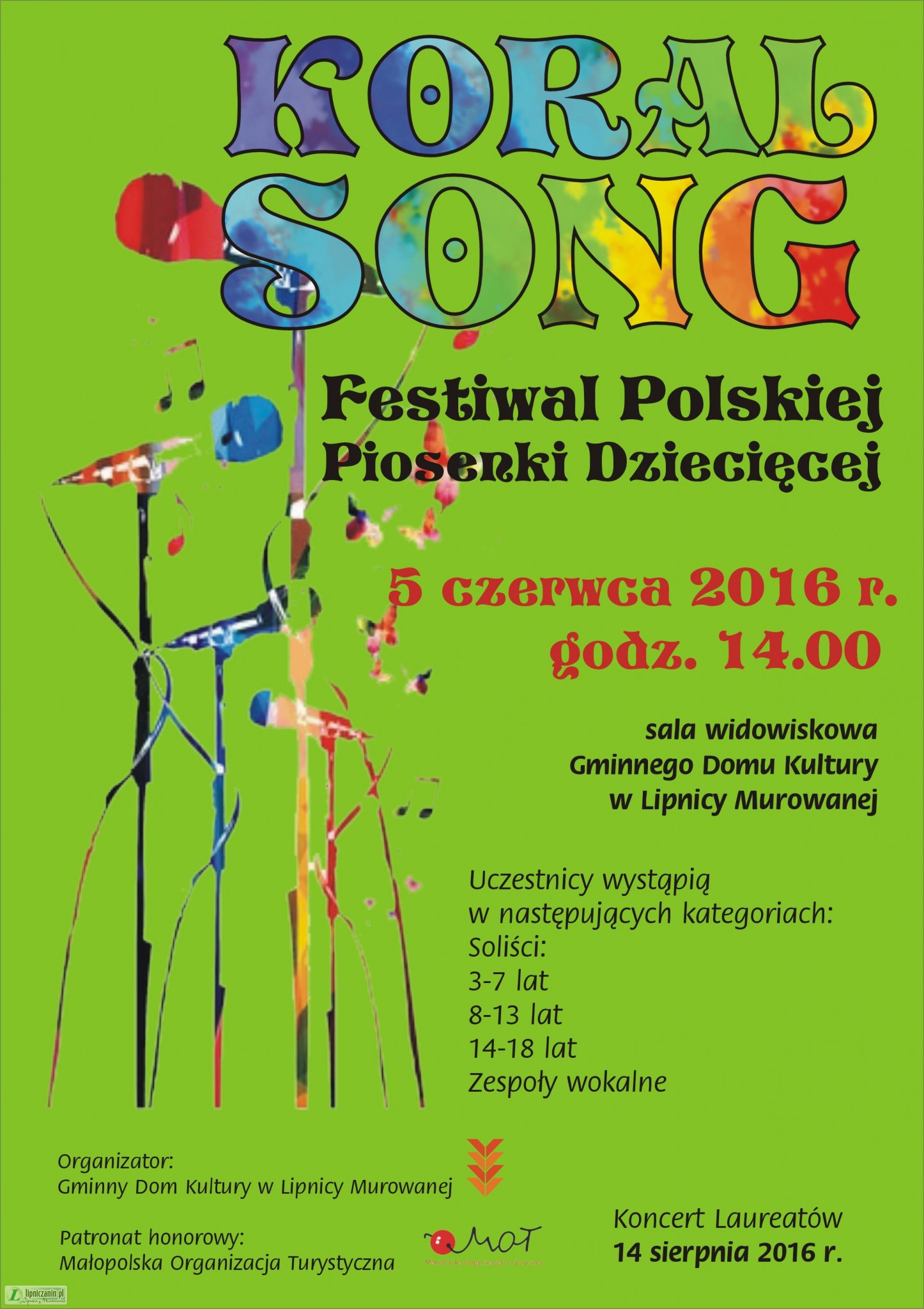 Lipnica Murowana Festiwal Polskiej Piosenki Dziecięcej